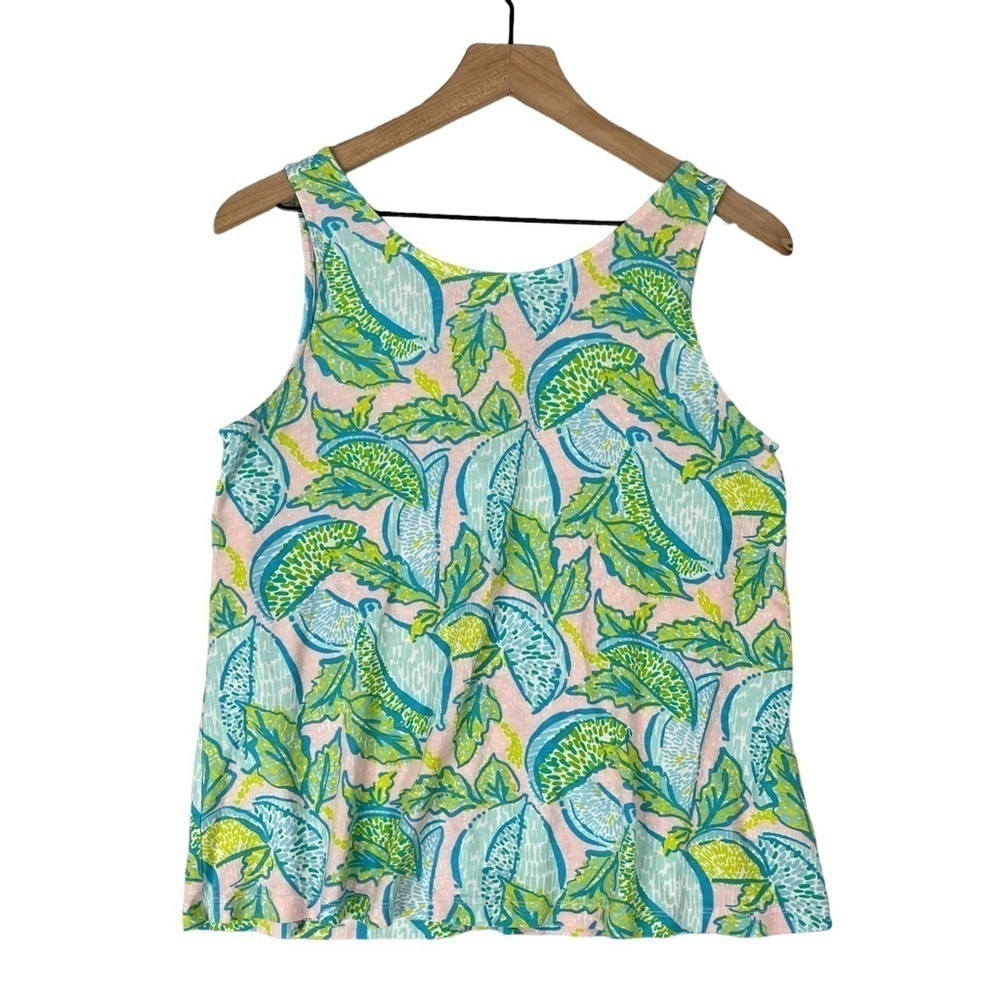 Lilly Pulitzer Kristen Top Small Urchin Pink Vitamin Sea Soft Swing Tank Stretch